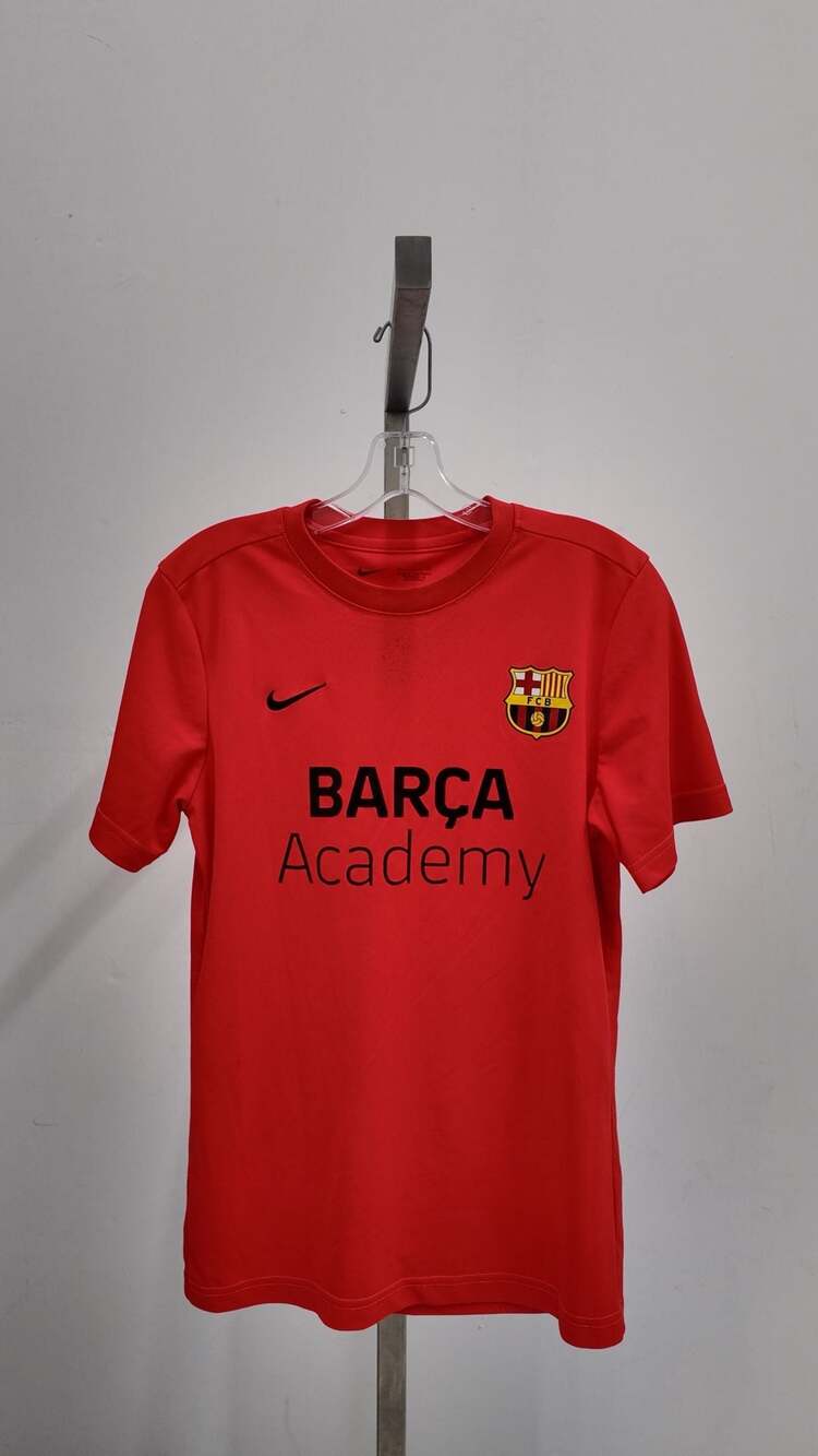 Nike Barça Academy Men’s Soccer Training Jersey – Red (Small)